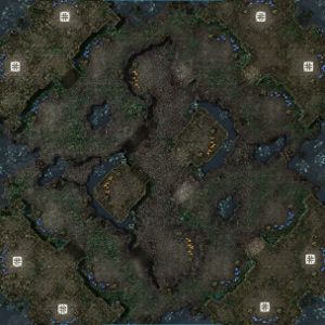 Map: Зона раскопок